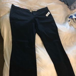 Perfect boot cut black khakis
